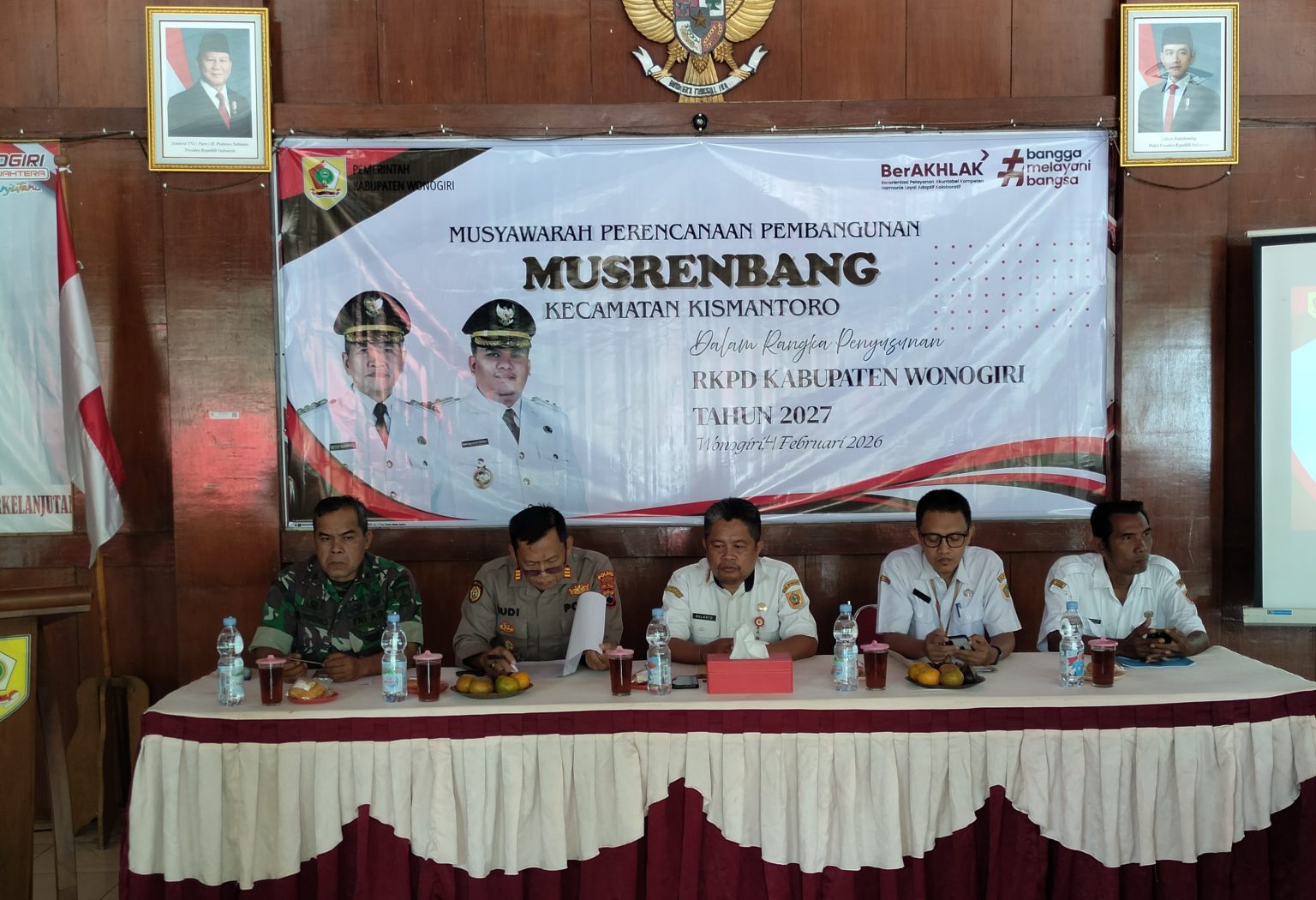Musrenbang Kecamatan Kismantoro Tahun 2026
